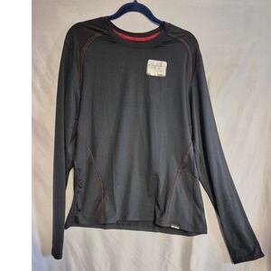 Ski-Doo Performance Mens Long Sleeve T-Shirt, Black, XL, New‎